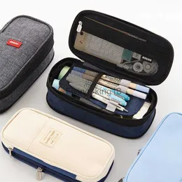 قلم رصاص أكياس الإبداع Creative Pocket Pen Pencil Case Canvas Storage Storage Bag Organizer for Cosmetic Travel Student School Supplies HKD230902