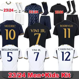 23 24 Premium Quality Fans Player Version Soccer Jerseys VINI JR BELLINGHAM 2023 2024 Arda Guler HOME Sweat Camiseta De Futbol Men Kids