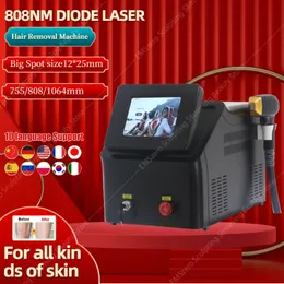 2023 CE Hot 808nm Diodenlaser Haarentfernung Eis Platin Schmerzlose Haarentfernungsmaschine für Salon Neu