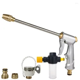 Equipamentos de rega de alta pressão pistola de água pulverizador de limpeza spray ferramenta de jardim mangueira airbrush carro washweapon
