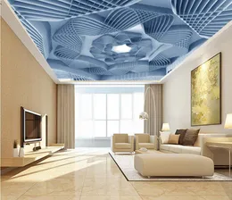 Tapeten Euporean-Muster 3D-Decken-Po-Tapete für Wohnzimmer, Schlafzimmer, individuelle Heimdekoration