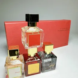 Wysokiej jakości mężczyźni perfumy 30 mlx4 luksusowa marka maison rouge 540 Extrait Eau de Parfum Paris Man Man Kobieta Kolonia Spray Długowy zapach