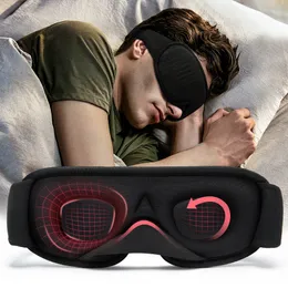 Máscaras de sono 3D Máscara de dormir Bloquear máscara de sono leve para olhos Soft Sleeping Aid Eye Mask para viagens Eyeshade Night Respirável Slaapmasker 230901