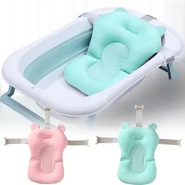 Bath Accessory Set Born Cushion Quick Dry Cartoon Reusable Soft Infant Baby Pillow Air Floating Bathroom Accessories Sets