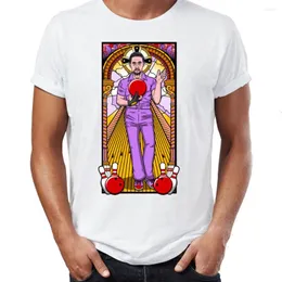 Men's T-skjortor The Big Lebowski Jesus Nobody F med roliga citat Artsy Awesome Artwork High Quality Printing T-shirt EU Size Tee