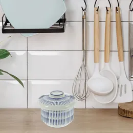 Set di stoviglie Ciotole per zuppa Pentola per stufato in ceramica Cucina Ristorante Con coperchio Multifunzione Coperchi giapponesi Ceramica Riso Uovo al vapore