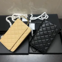Mini borse in pelle di pecora caviale di qualità 10A borsa scozzese da donna borsa a tracolla tote pochette borsa a tracolla borsa di lusso designer borse portafoglio porta carte X011