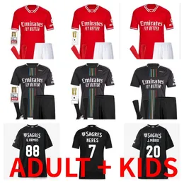 23 24 BenficaS soccer jerseys SEFEROVIC WALDSCHMIDT PIZZI RAFA G.RAMOS 2023 2024 Home Away Men kids kit Football shirts OTAMENDI Kokcu Di Maria adult kids kit