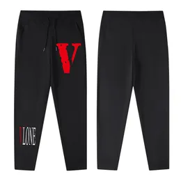 VLONE New baggy pants Men's and Women's Classic Casual Fashion Trend Plush Sanitary Pants Simple Cotton Casual Pants VL WK101