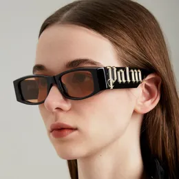 Palmangel Sunglasses Women Men Mode Mode Luksusowe projektant marki Trend Punk Hip Hop Sun szklanki dla żeńskiej UV400