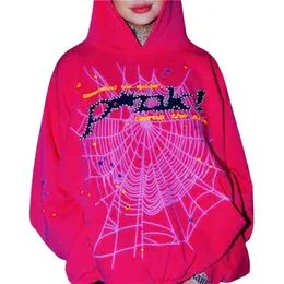 Herrtröjor tröjor y2k hoodies kvinnor grafisk spindel brev tryck långärmad huvor med ficka 2000 -tal tröja grunge kläder streetwear 230901