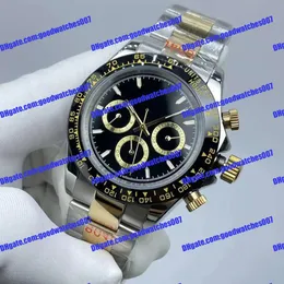 2023NNEW роскошные мужские часы 40 мм 116503 126503 Black Dial Двухтологический Goldsteel 2813 Автоматическое движение.