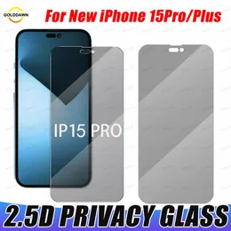 2.5D خصوصية الزجاج المقسّر لـ iPhone 15 14 Plus 13 12 Mini Pro Max 11 XR XS 6 7 8 Plus Peeding anti spy protector