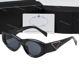 occhiali da sole da uomo firmati Occhiali da sole da donna Triangolo lettera piccola scatola occhiali occhiali da sole occhio di gatto moda nobile occhiali da sole da spiaggia da strada lunetta
