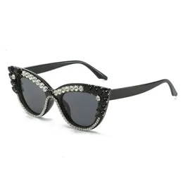 Стильные солнцезащитные очки с бриллиантами, модные очки со стразами, уникальные женские хип-хоп очки