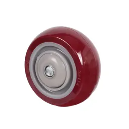 Plastic core polyurethane casters for medium-sized shelf wheels