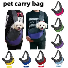 Coprisedili per auto per cani Zaino da viaggio per animali domestici S/L Borsa a tracolla comoda e traspirante per gatti Gattino Cucciolo Maglia Oxford Borsa singola per animali domestici