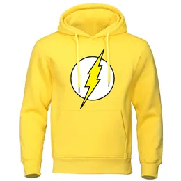 Men's Hoodies Sweatshirts BANG Theory Men's Hoodies Lightning Print Men Hoodie Fashion Casual Clothing Loose Oversize Pullover Sweatshirt For Male 230901