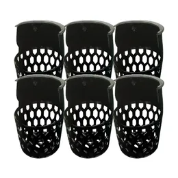 Billiard Accessories 6pcs/set Billiard Pockets Pool Table Snooker Ball Practical Entertainment Basket Plastic Web Hobby Easy Install Home Accessories 230901