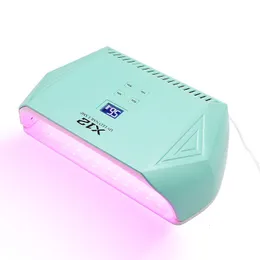 Nail Dryers Lampu pengering kuku lampu manikur teknologi penyembuhan led Uv ganda hibrida 93 buah steker led Uv profesional 230904