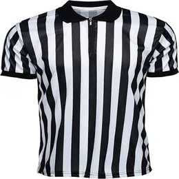 Altri articoli sportivi Maglia ufficiale da arbitro con colletto ProStyle da uomo Basket Fottball Calcio Wrestling Boxe Maglietta a righe da arbitro a maniche corte 230905