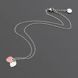 collana di design in acciaio inossidabile a forma di cuore gioielli firmati da donna collana a catena collane da donna regalo per la fidanzata articolo di moda per l'outfit quotidiano