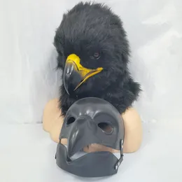 Máscaras de festa DIY animal movendo boca máscara em branco molde artesanal de águia conjunto pacote faça seu próprio molde de Halloween 230901