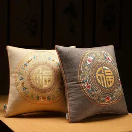 Kuddefodral kinesisk stil kudde soffa vardagsrum kudde sängen stor ryggstöd enkel modern 230901