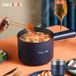 Inne wielofunkcyjne kuchenki 18L 18L Singled -podwójna warstwa Pantan Electric Rice Student Dormitor Mini Nonstick Pan Pots 230901