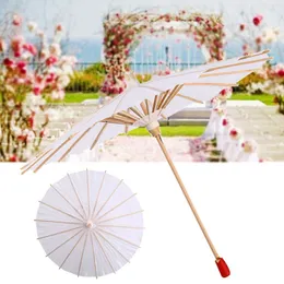 1pc Beyaz Kağıt Şemsiye DIY El Yapımı Malzeme Boş Yağ Kağıt Şemsiye Boyama Kağıt Şemsiye Çocuk Graffiti Oyuncakları SEP04