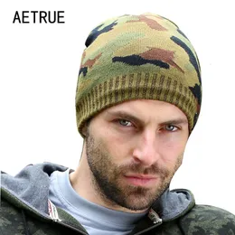 Beanie/Skull Caps AETRUE Brand Knit Uomo Cappelli invernali per uomo Donna Bonnet Berretti Skullies Berretti Cappello invernale Passamontagna Beanie Gorros 230904