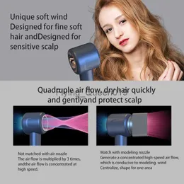 Electric Hair Dryer LeaflessHair Dryers Professional Blow Negative Ionic For Home Appliance With Salon Style HKD230903