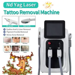 Annan skönhetsutrustning laserpris och yag laser tatuering avlägsnande pigment borttagningsmaskin med 3 sonder