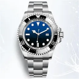 men watch 44mm seadweller automatic watch ceramic bezel stainless steel watches glide lock clasp 2813 movement mens270I