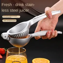 Fruktgrönsaksverktyg zinklegering rostfritt stål manuell juicer sockerrör orange press hand squeezer extruder hushåll citron 230901