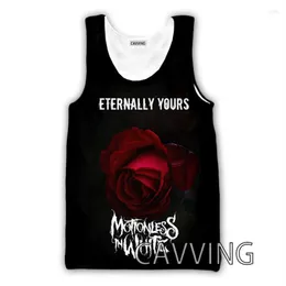 Men's Tank Tops Fashion Women Men's 3D Print Motionless In White Harajuku Vest Summer Undershirt Shirts Streetwear V02274y