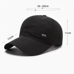 Diseñador Yoga Gorras de béisbol Gorra de béisbol para hombres y mujeres Moda Tela de secado rápido Sombrero para el sol Gorras Playa Deportes al aire libre Sólido