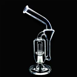 Nowy GB007 Recykler Glass Water Glass Filtr Bong Bongs Rigs z podstawą zlewki (GM-012)