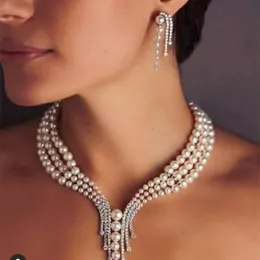 チャームブレスレットJanekelly 2PCS Bridal Zirconia Full Jewelry Sets for Women Party Luxury Dubai Nigeria CZ Crystal Wedding Jewelryセット230901