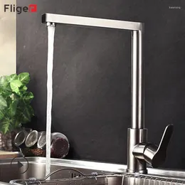 Kitchen Faucets Fliger Faucet Single Hole Sink Mixer Stream Sprayer Nozzle Cold Taps Grifos De Cocina