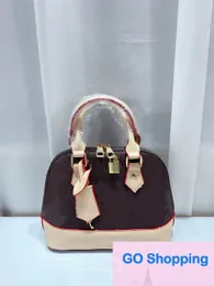 Borsa a conchiglia di design semplice Borsa a tracolla da donna Borsa a tracolla di lusso Borsa scozzese a borsa principale Borsa da trucco di lusso Borse di lusso da sella