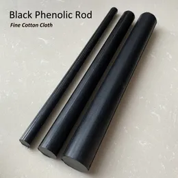 Biljardtillbehör Svart fenolstång Fin Bomull Fenolisk hög densitet Rodstång för Pool Cue Building Supply Material - 300 mm Längd 230901