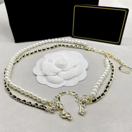 Biżuteria naszyjniki białe platowane 925 srebrne studia luksusowe projektanci marki listy geometryczne słynne kobiety okrągłe kryształowy rhinestone złoto Yiliya 381
