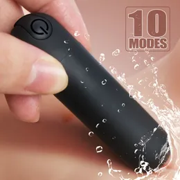 Wibratory potężne ładunek USB Mini -Bullet Vibrator Dorosły Stymulator łechtaczki seksualnej zabawki pochwowe G Spot masturbacja 230904