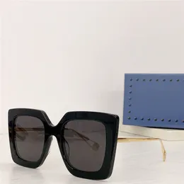 Nuevo diseño de moda gafas de sol tipo ojo de gato 435S montura de acetato clásico patillas de metal estilo simple y popular gafas de protección uv400 para exteriores