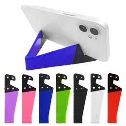 Cell Phone Stand Holder For Smartphone Tablet Desk Universal Foldable Mobile Phone Holder Stand V-Shaped Adjustable