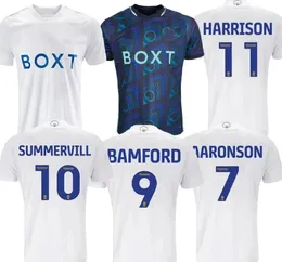 23-24 Leeds Abbigliamento da calcio personalizzato di qualità tailandese 10 SUMMERVILLE 9 BAMFORD 7 AARONSON 19 RODRIGO 11 HARRISON 12 Adams dhgate Sconto kingcaps