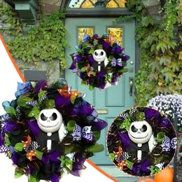 Objetos decorativos Estatuetas Dekorasi Rumah liontin karangan bunga Halloween baru dekorasi pintu dinding untuk tempat pesta 230904