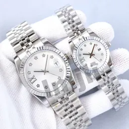 Luxury watches for men silver diamond watch ladies watch Couple Watch Automatic Mechanical Full Stainless Steel 31/36mm Luminous Sapphire Wristwatches