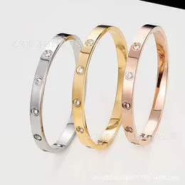 Designer Luxury Jewelry Women Bracelet Yiwu Live Studio Full of Diamond Premium Hand with logo and box